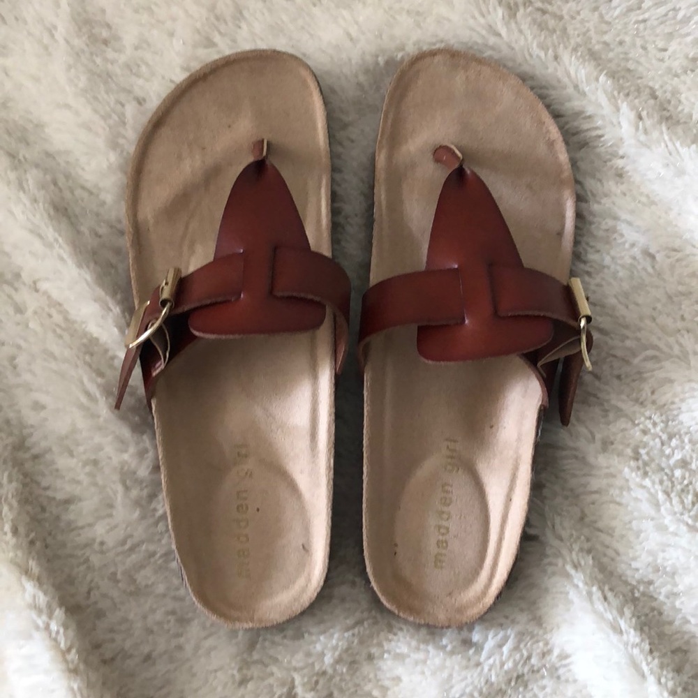 Madden girl footbed sandals